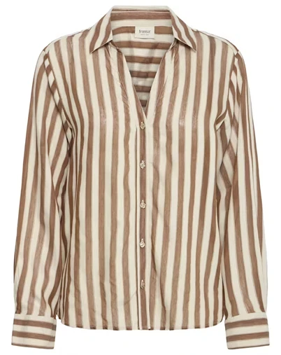 Fransa - FRNoor Bluse - Toffe Oyster